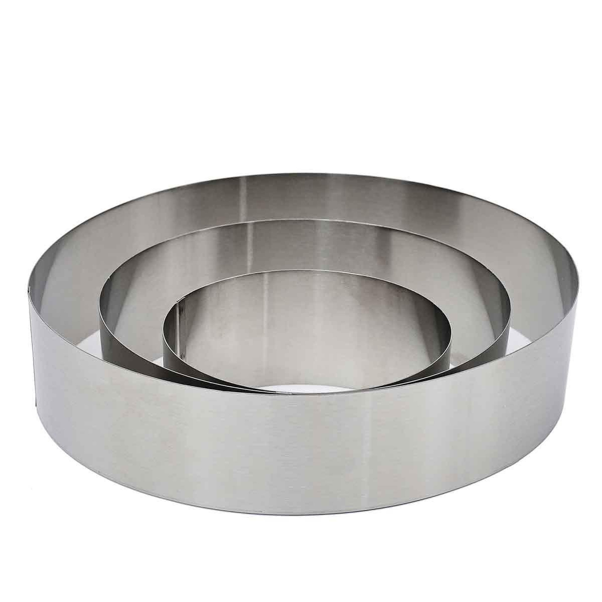 Voir la diapositive 2 : Lily Cook Lot de 3 cadres à pâtisserie  ronds  20cm argent