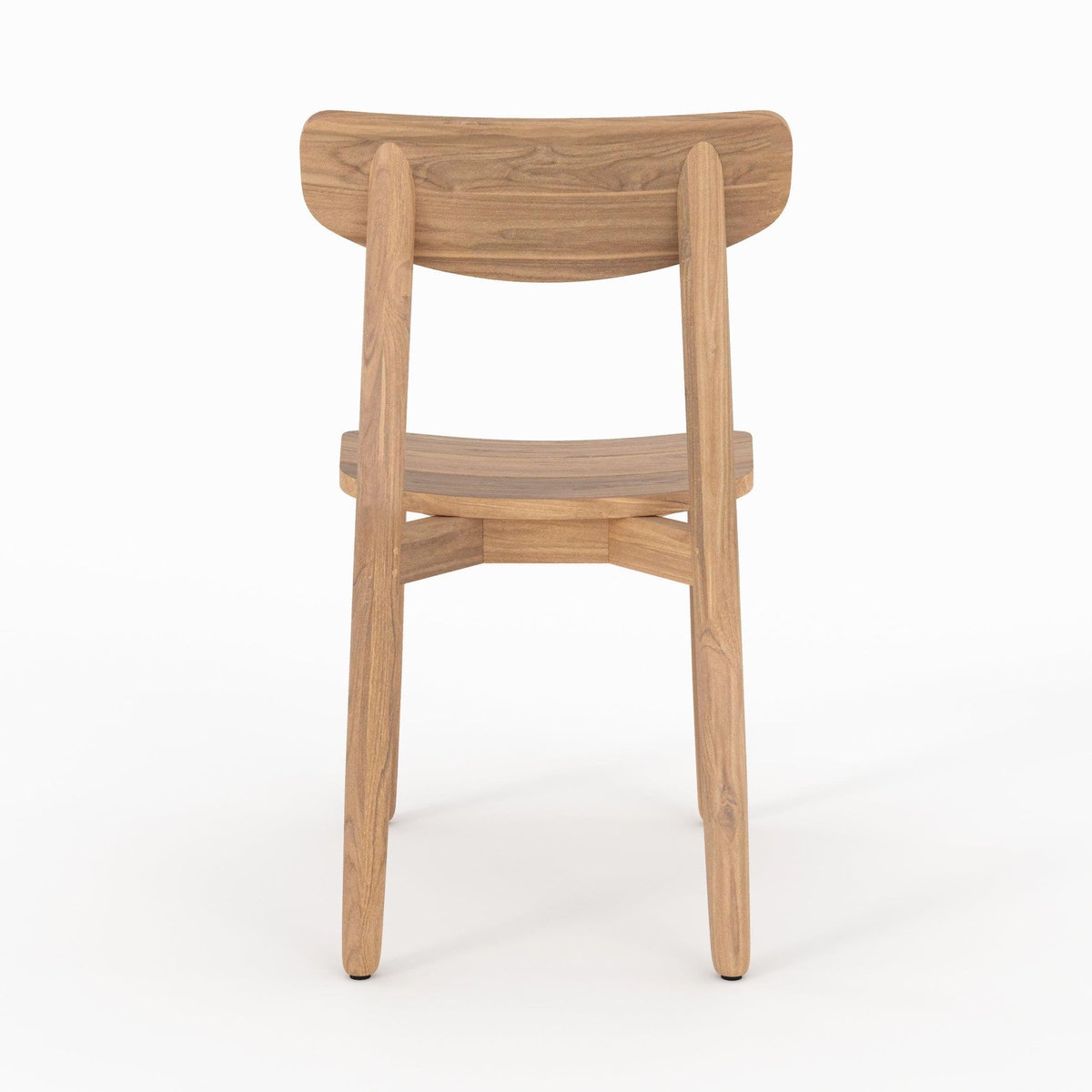 Rendez vous déco Lot de 2 chaises de jardin en bois de teck recyclé-Lufy