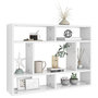 Voir la diapositive 3 : VIDAXL Etagere murale Blanc brillant 75x16x55 cm Bois d'ingenierie