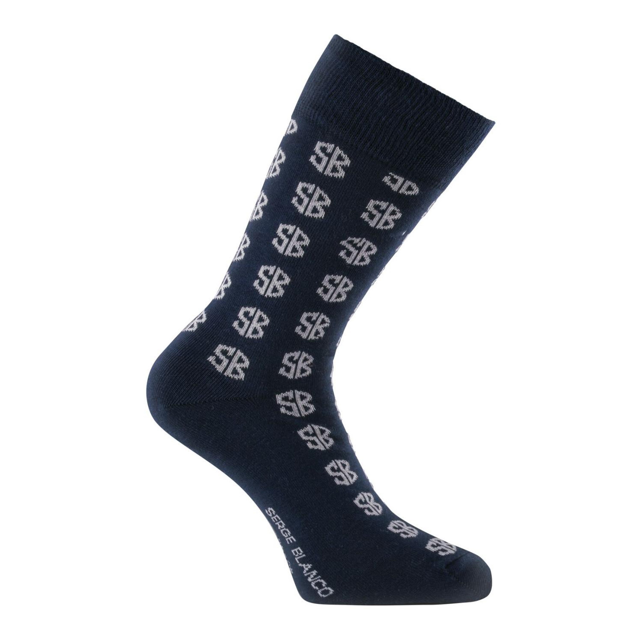 Voir la diapositive 5 : SERGE BLANCO Lot de 6 paires de chaussettes de ville Serge Blanco