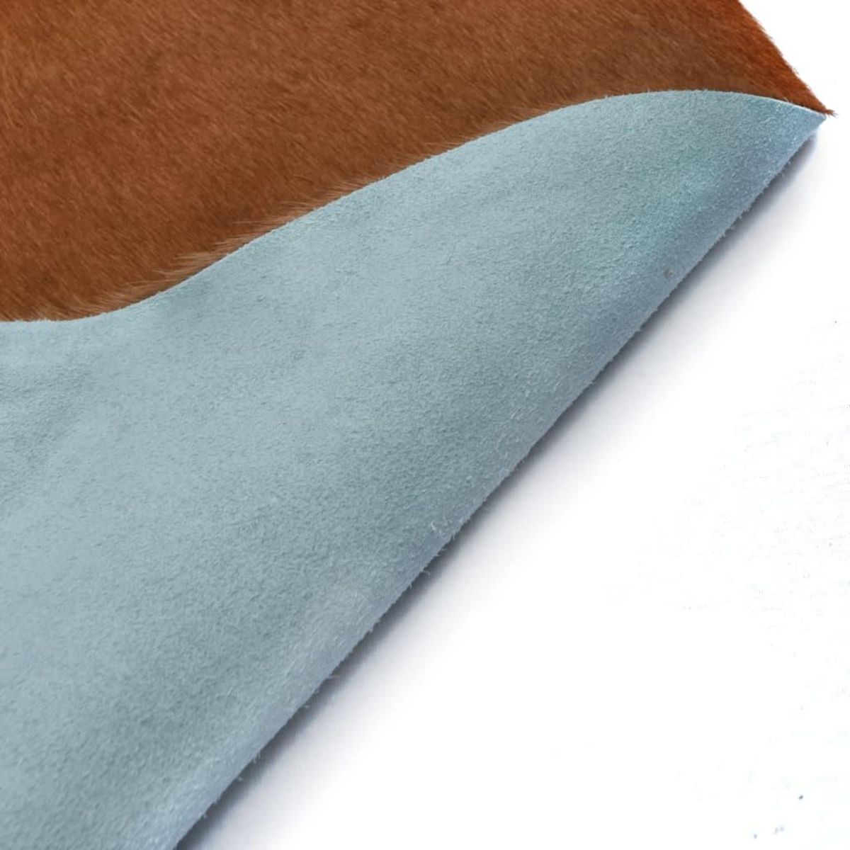 VIDAXL Tapis en peau de vache veritable Marron et blanc 150 x 170 cm