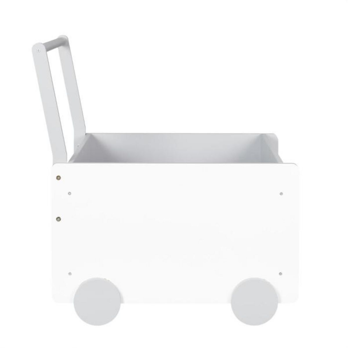 Paris Prix Chariot de Rangement Enfant  Jouets  47cm Blanc