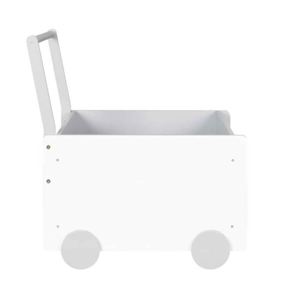 Paris Prix Chariot de Rangement Enfant  Jouets  47cm Blanc
