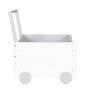 Voir la diapositive 3 : Paris Prix Chariot de Rangement Enfant  Jouets  47cm Blanc