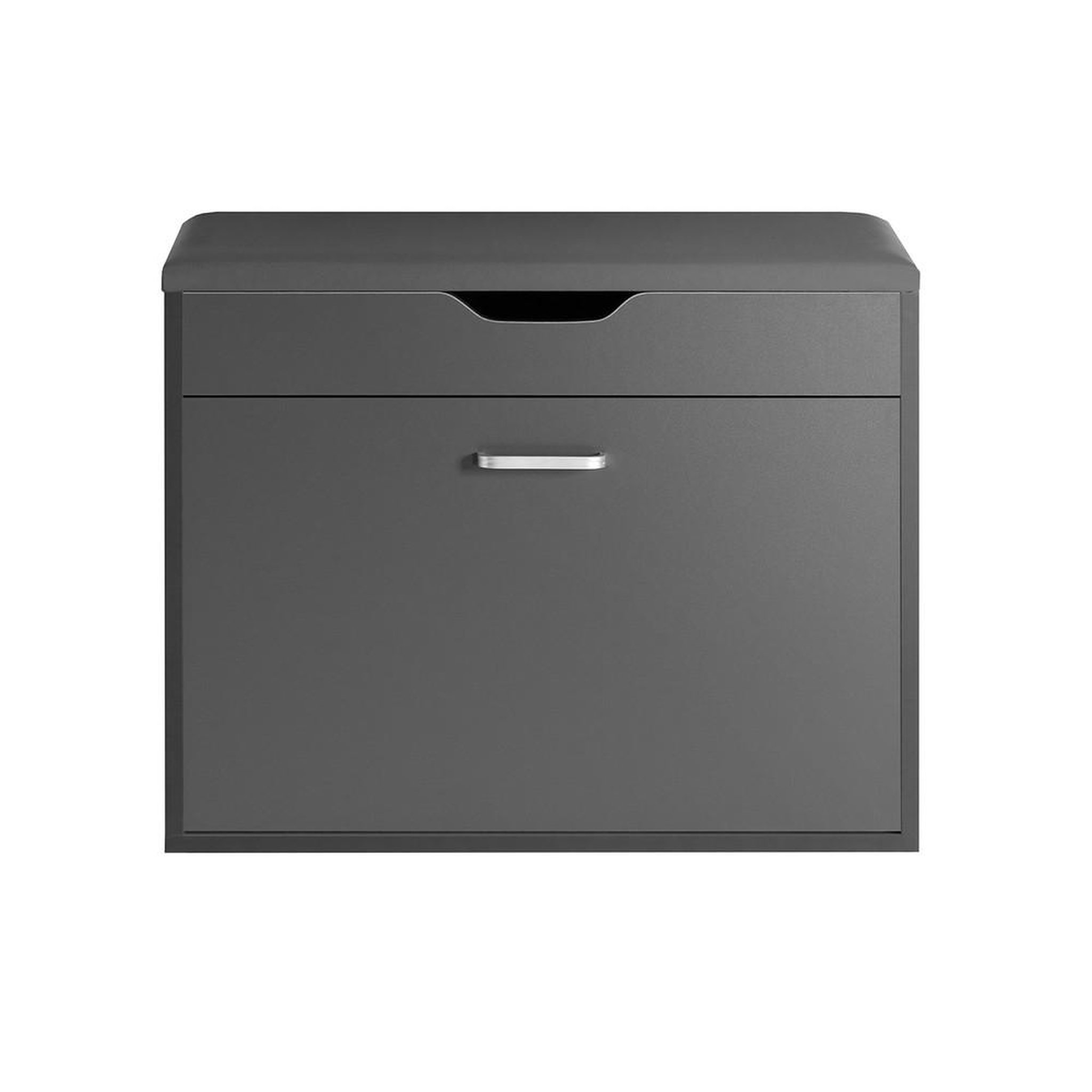 SOBUY SoBuy - Banc de Rangement à Chaussures avec Un Tiroir - Moderne - FSR95. Coloris disponibles : Blanc, Noir, Gris