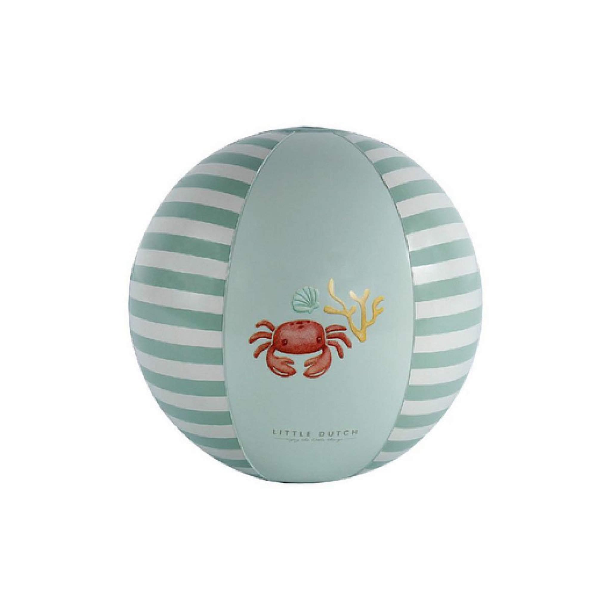 LITTLE DUTCH Ballon de plage - Fresh Greens 35 cm