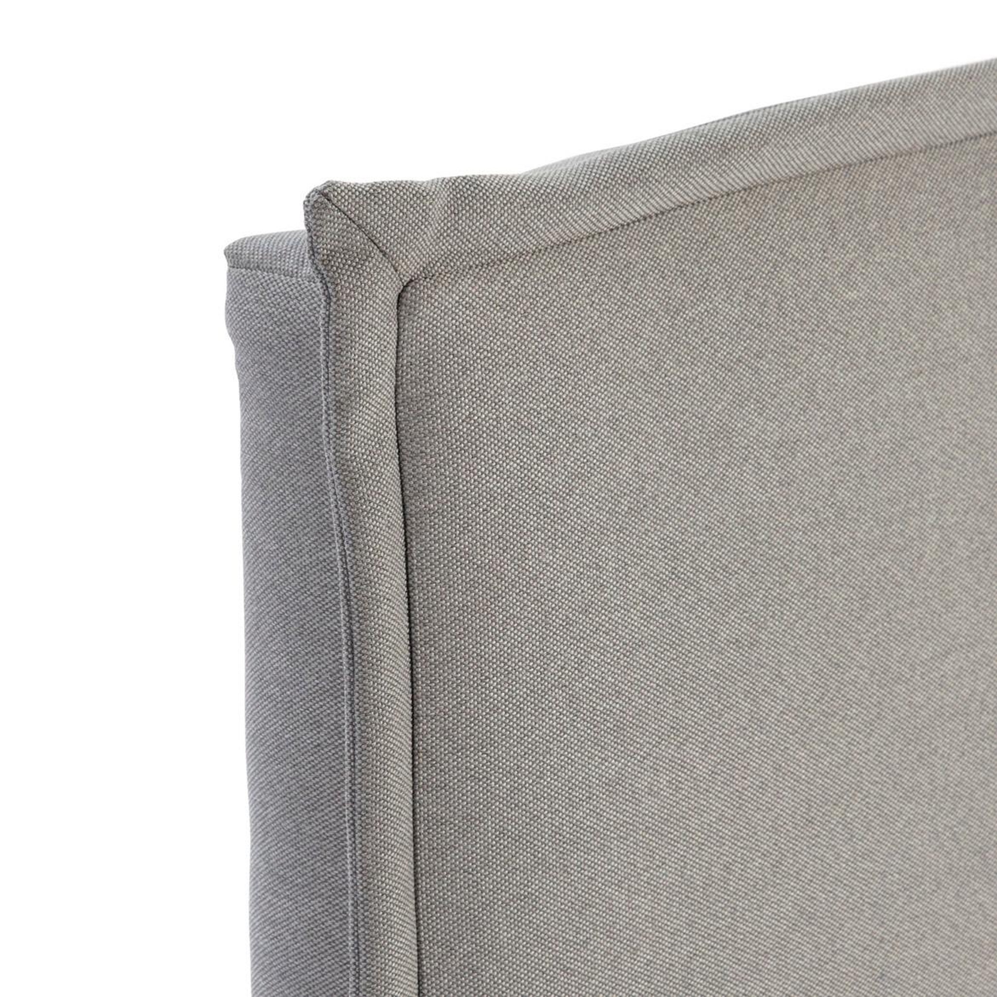 Voir la diapositive 3 : MARCKONFORT Tête de lit Berlin 150x100 cm, Tissu Grey, Épaisseur Totale de 8 cm
