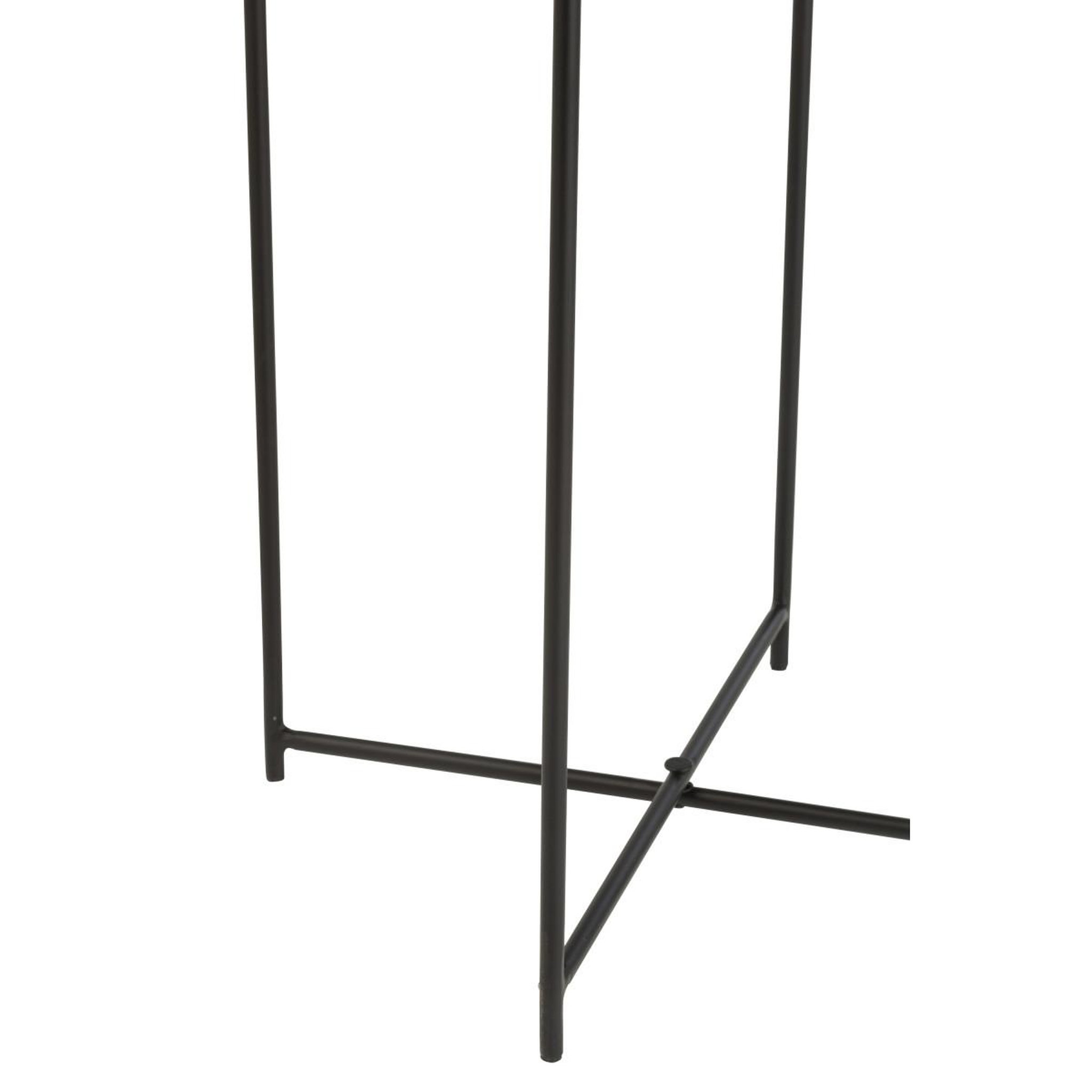 Voir la diapositive 4 : J-LINE Lot de 2 tables d'appoint  randy  56cm marron