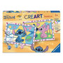 Voir la diapositive 2 : RAVENSBURGER CreArt Junior Peinture au numero Stitch et Angel
