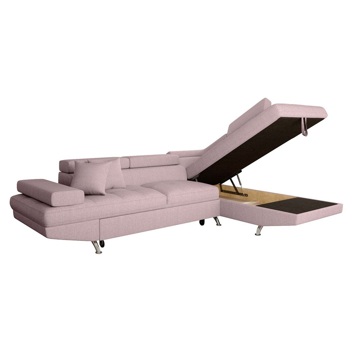 Canapé d'angle droit convertible 4 à 5 places CHICAGO