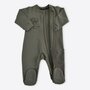 SEVIRA KIDS Pyjama bébé en coton bio à zip - Uni SEVIRA KIDS