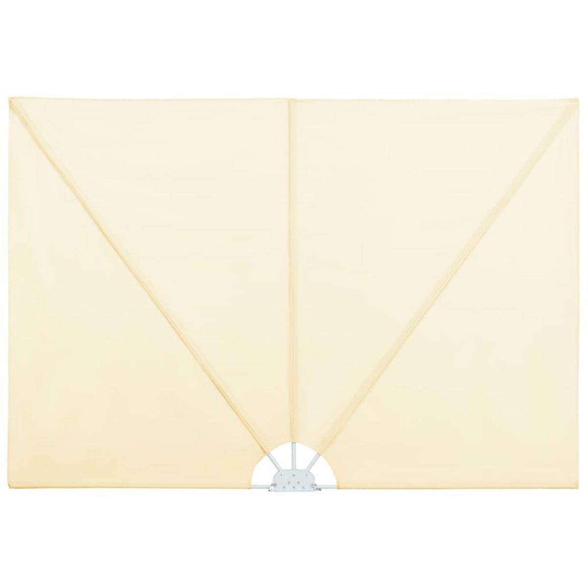 VIDAXL Auvent lateral pliable de terrasse Creme 300 x 200 cm