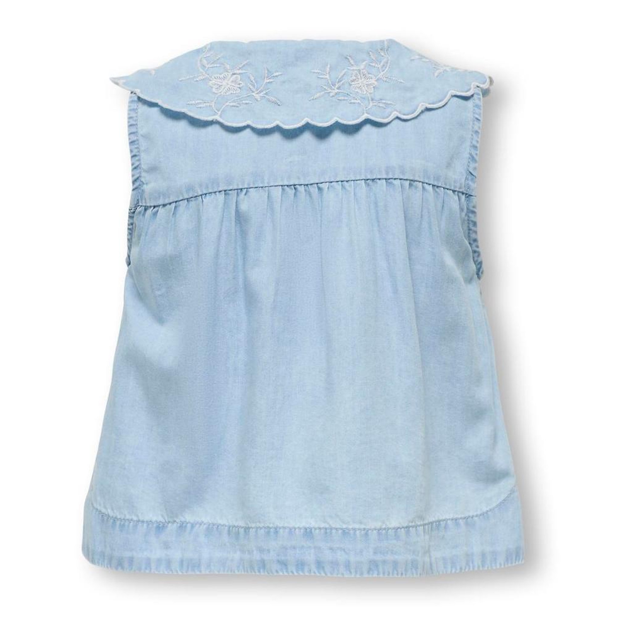 Voir la diapositive 4 : Only Blouse Bleu Fille Only Embroidery