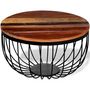 Voir la diapositive 3 : VIDAXL Table basse Bois de recuperation massif