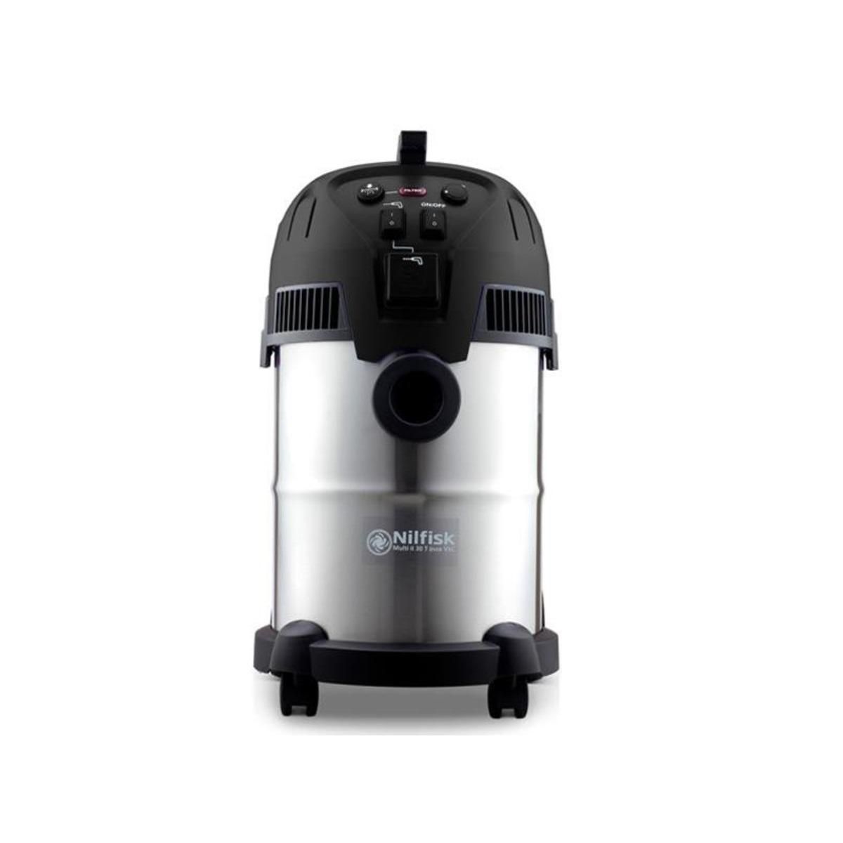 Nilfisk Aspirateur cuve eau et poussière inox 30l 1400w - MULTIII30TVSCINOX