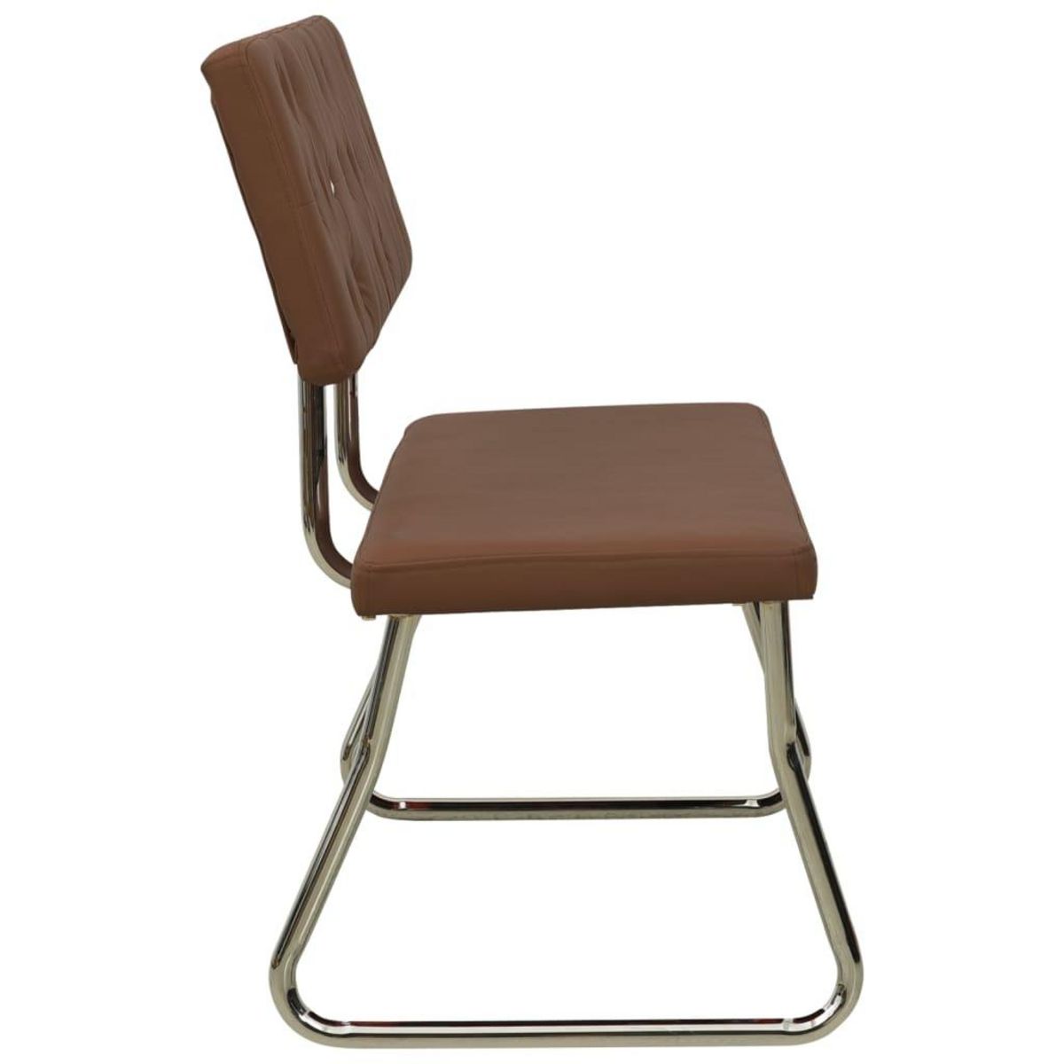 VIDAXL Banc 110 cm Marron Similicuir