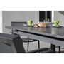 Voir la diapositive 3 : Table de jardin extensible 180/240x100cm aluminium gris LUPIN
