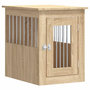 Voir la diapositive 2 : VIDAXL Meuble de cage pour chiens chene sonoma 45x62x59 cm