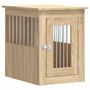 Voir la diapositive 2 : VIDAXL Meuble de cage pour chiens chene sonoma 45x62x59 cm