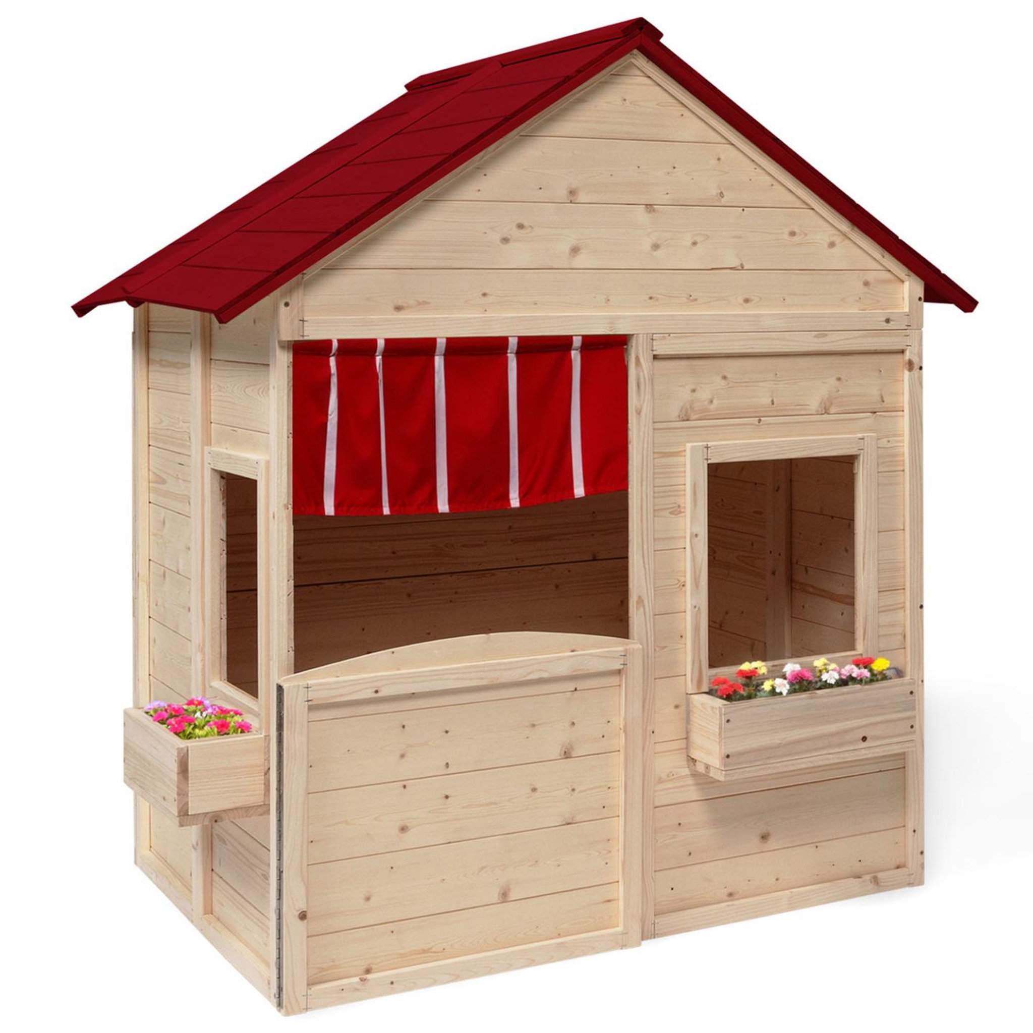 ID MARKET Maisonnette enfant en bois ADVENTURE, cabane de jeux extérieure