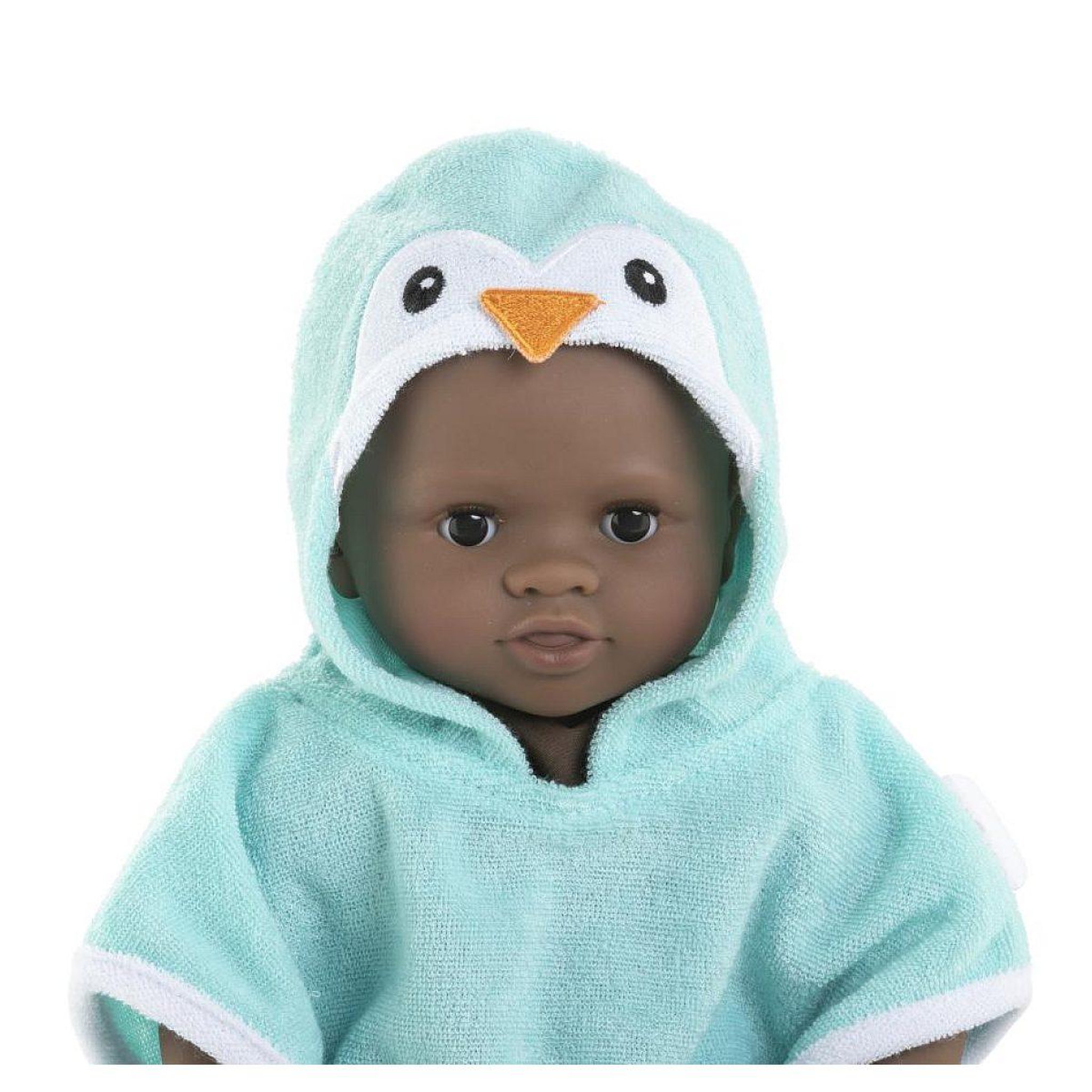 Voir la diapositive 4 : Corolle Cape de Bain Pingouin pour poupon 30 cm