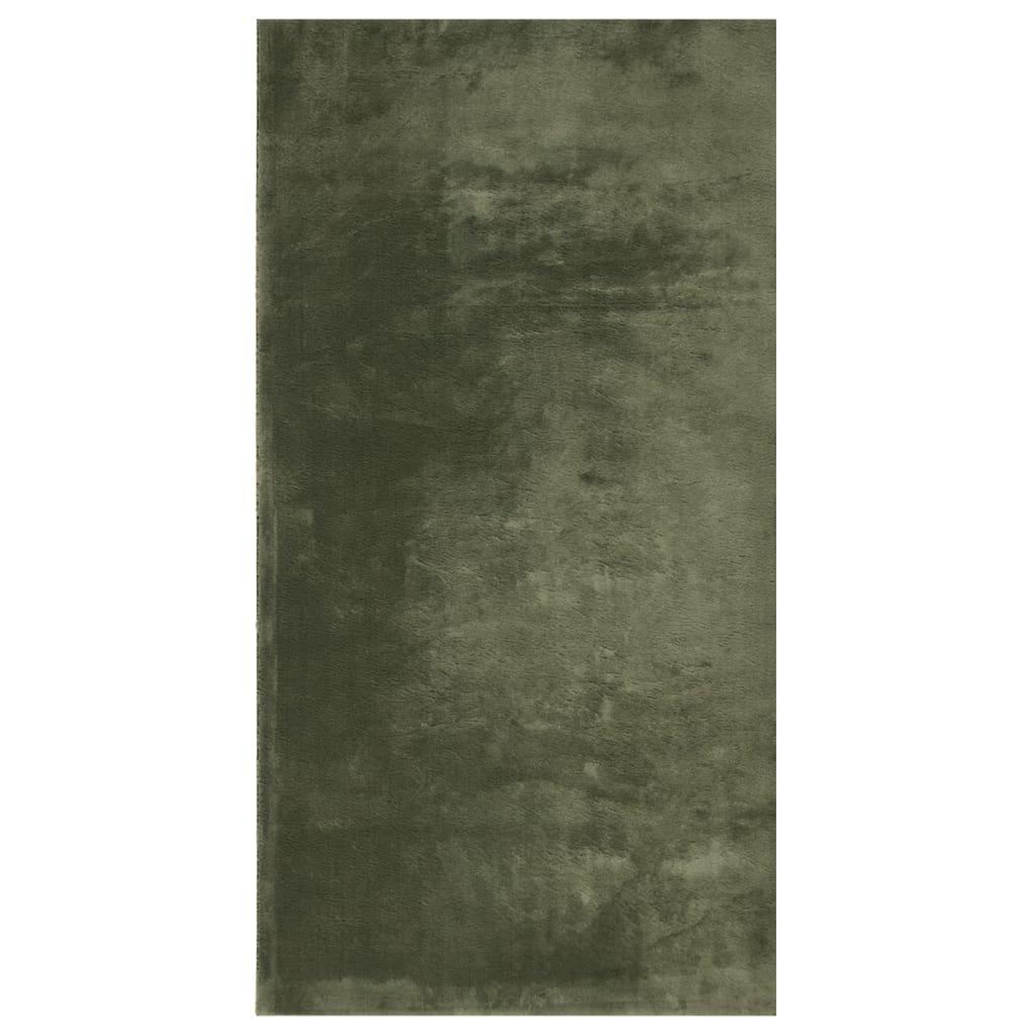 Voir la diapositive 2 : VIDAXL Tapis HUARTE a poils courts doux et lavable vert foret 80x150cm