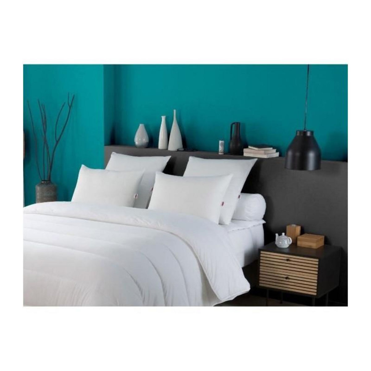 DODO Lot de 2 oreillers Tendance 50x70 cm- 100% Polyester - DODO