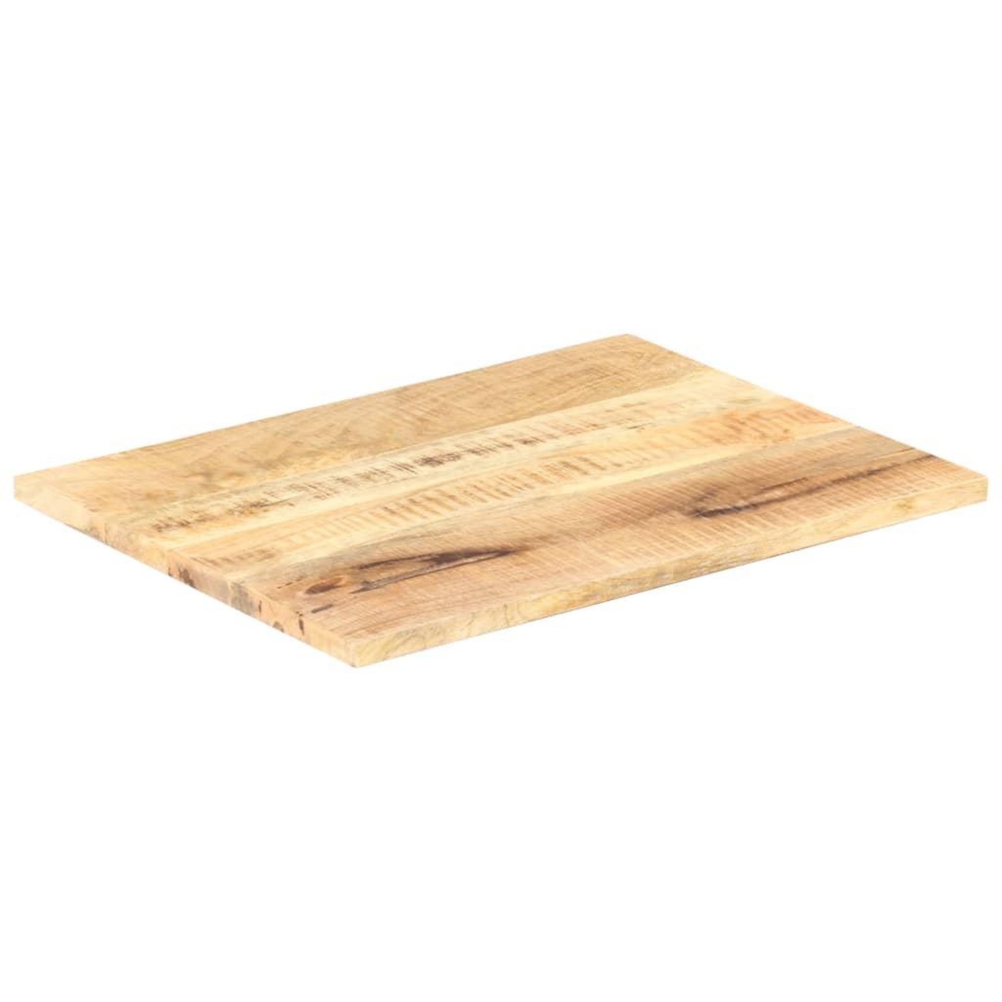 Voir la diapositive 2 : VIDAXL Dessus de table Bois de manguier solide 25-27 mm 90x70 cm