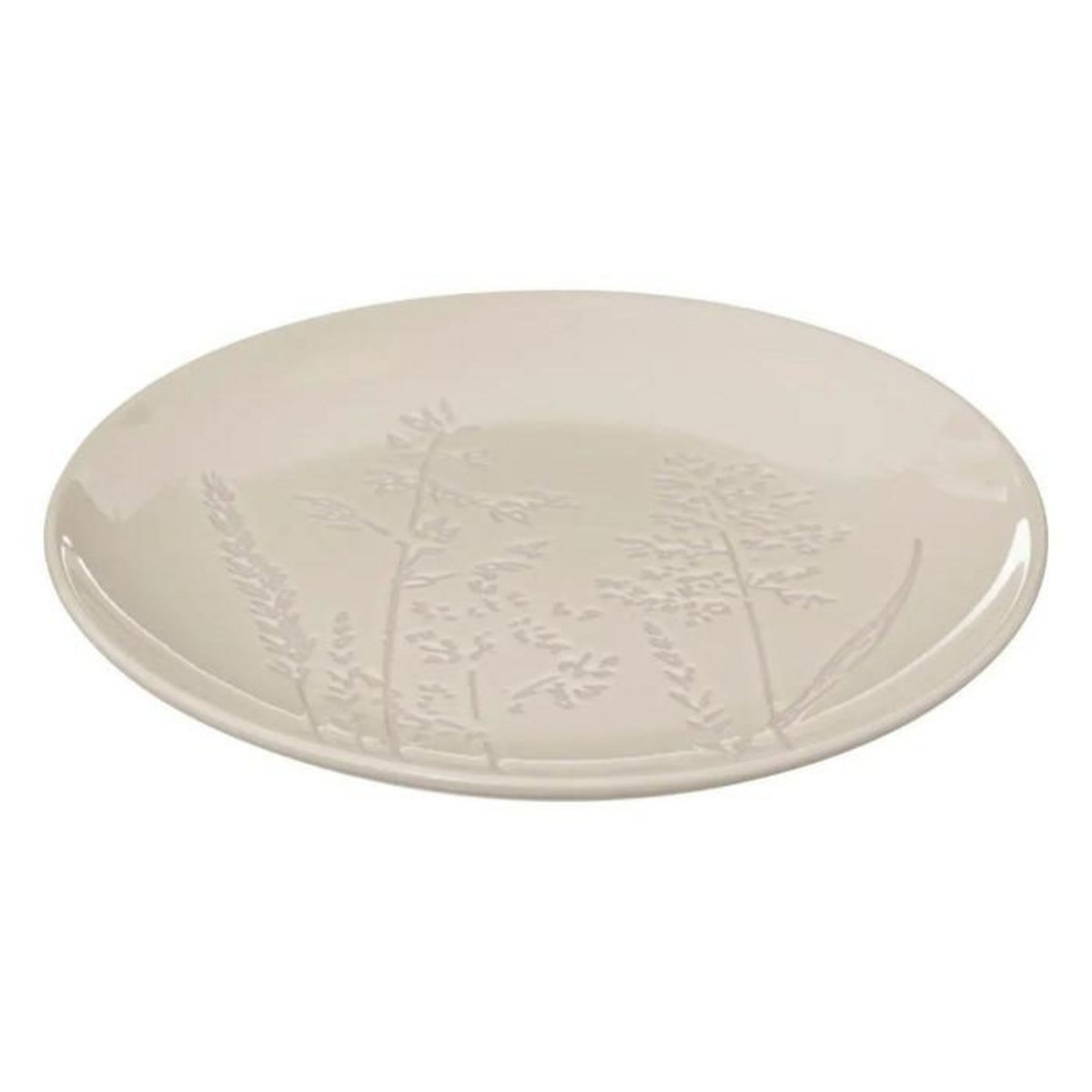 SECRET DE GOURMET Lot de 6 Assiettes à Dessert  Elsa  19cm Blanc