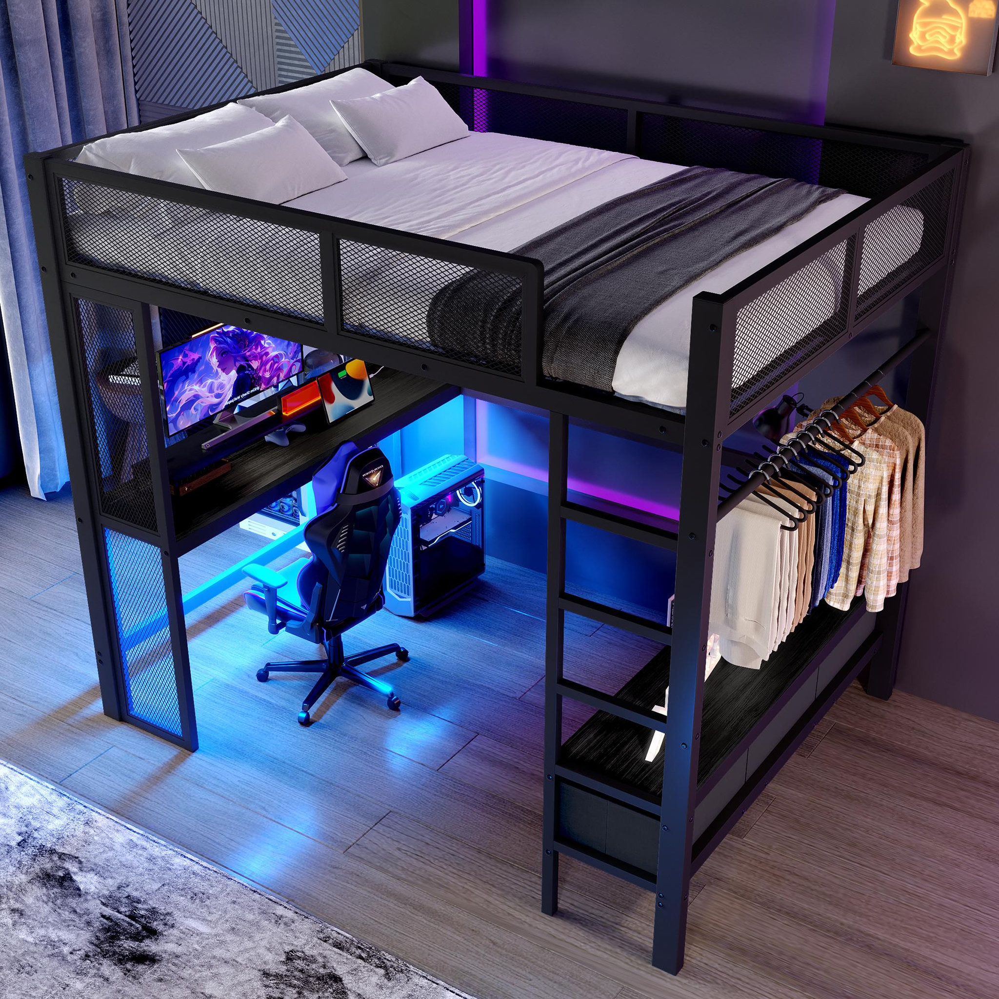 Voir la diapositive 5 : MERAX Lit mezzanine