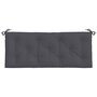 Voir la diapositive 5 : VIDAXL Coussins de banc de jardin lot de 2 anthracite tissu Oxford