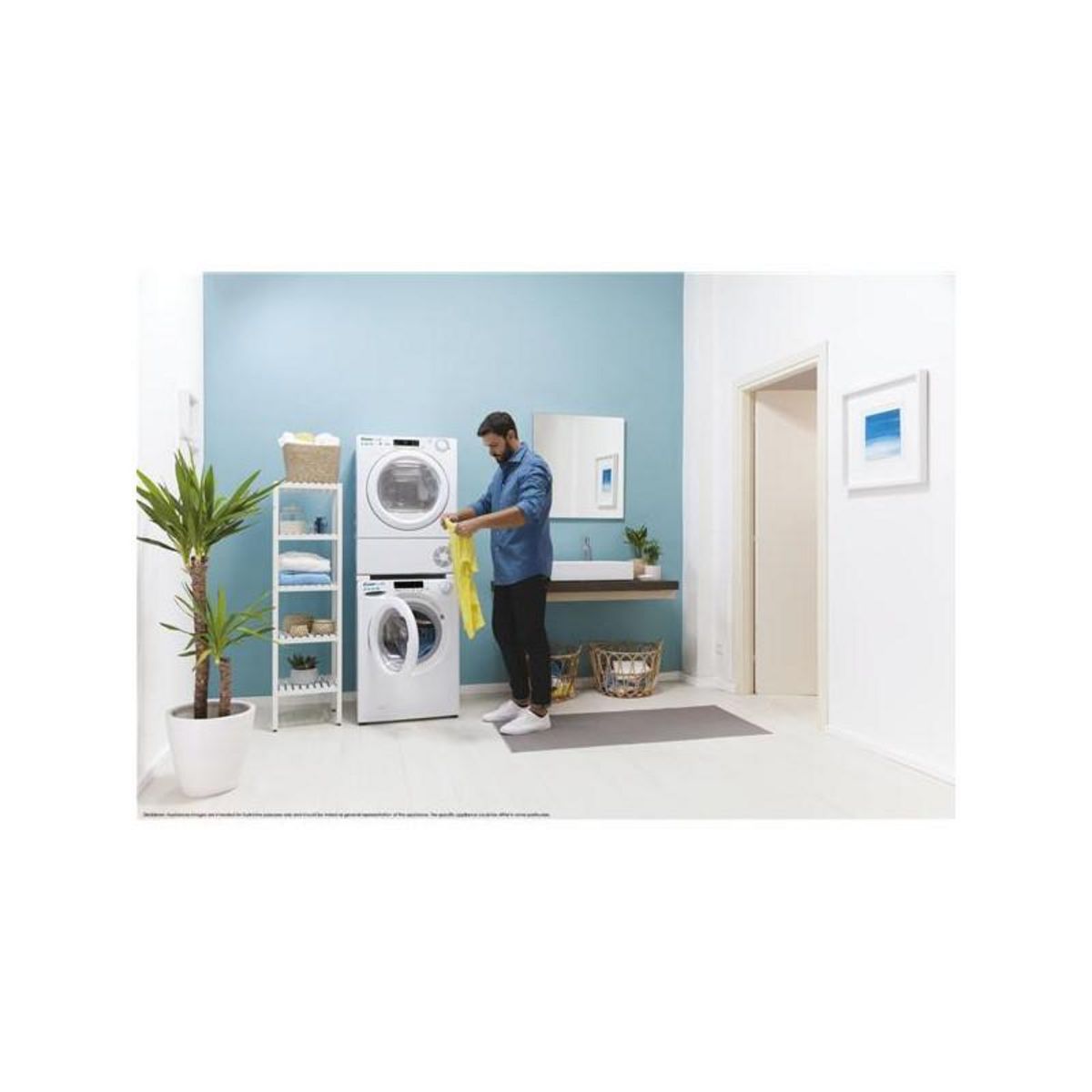 Candy Sèche-linge à condensation 60cm 10kg blanc - csoec10dg-s