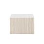 Voir la diapositive 2 : Paris Prix Table Basse Effet Travertin  York  80cm Beige