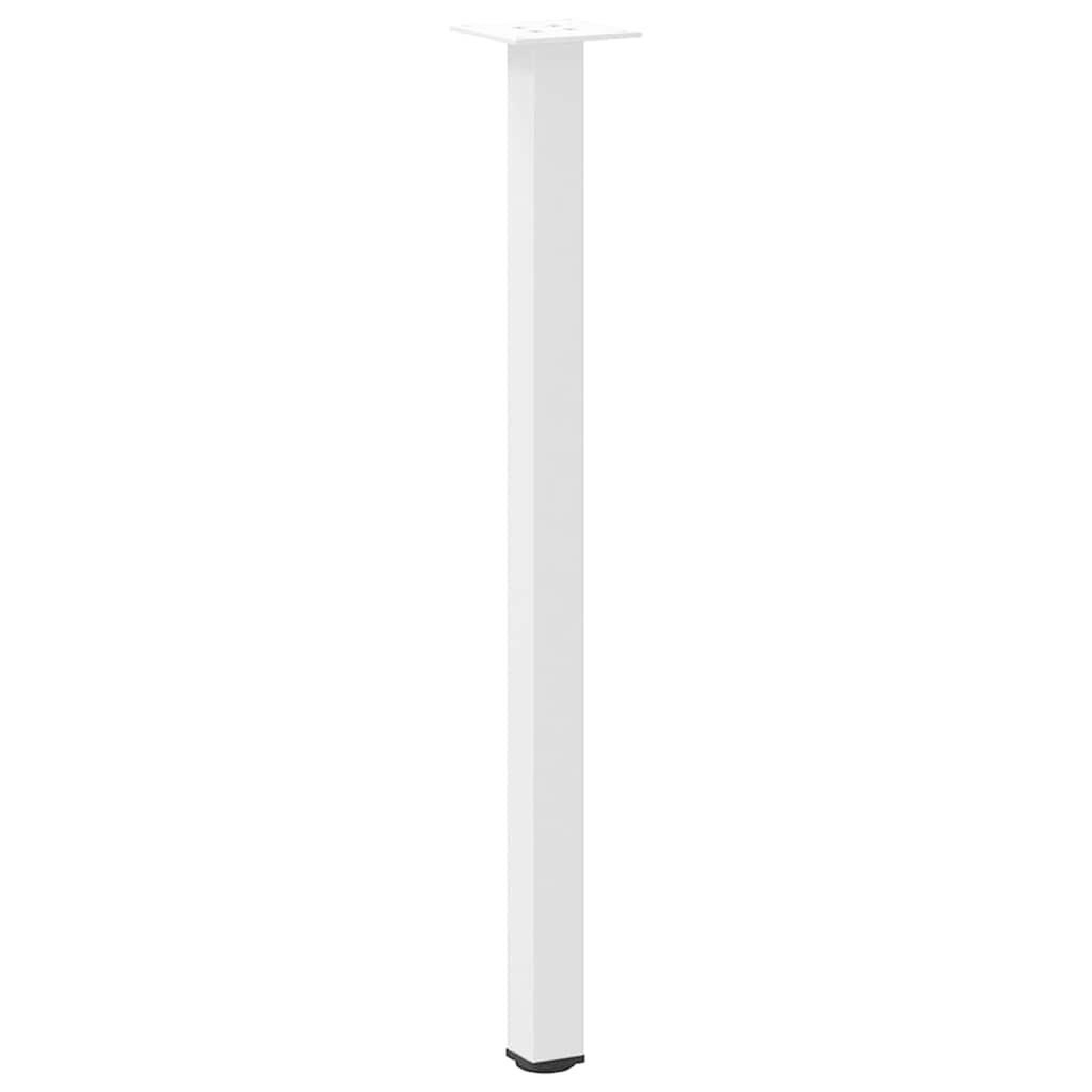 Voir la diapositive 4 : VIDAXL Pieds de table basse 4 pcs blanc 72-74 cm acier
