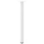 Voir la diapositive 4 : VIDAXL Pieds de table basse 4 pcs blanc 72-74 cm acier