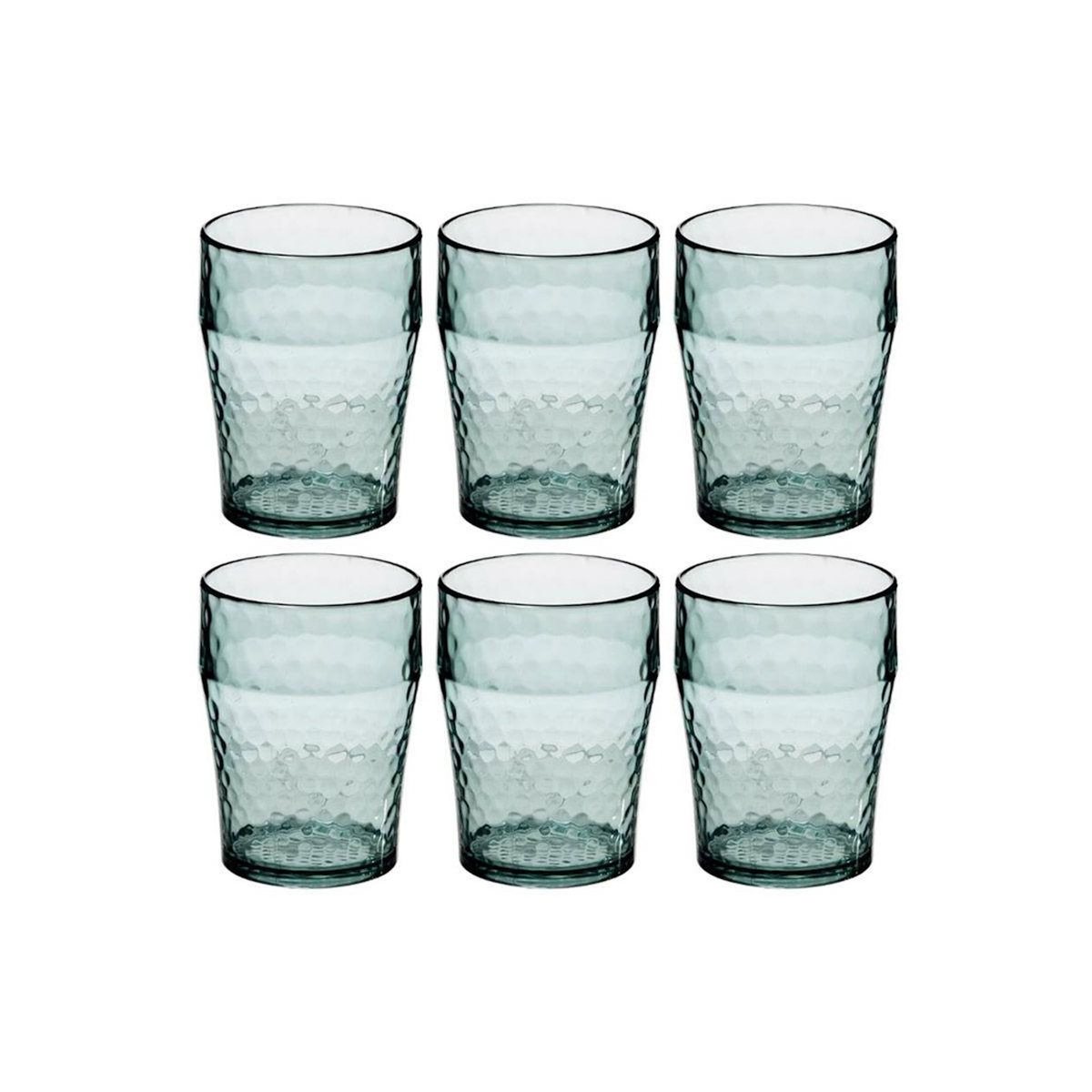 FIVE Lot de 6 Gobelets à Eau  Green Harmony  40cl Vert