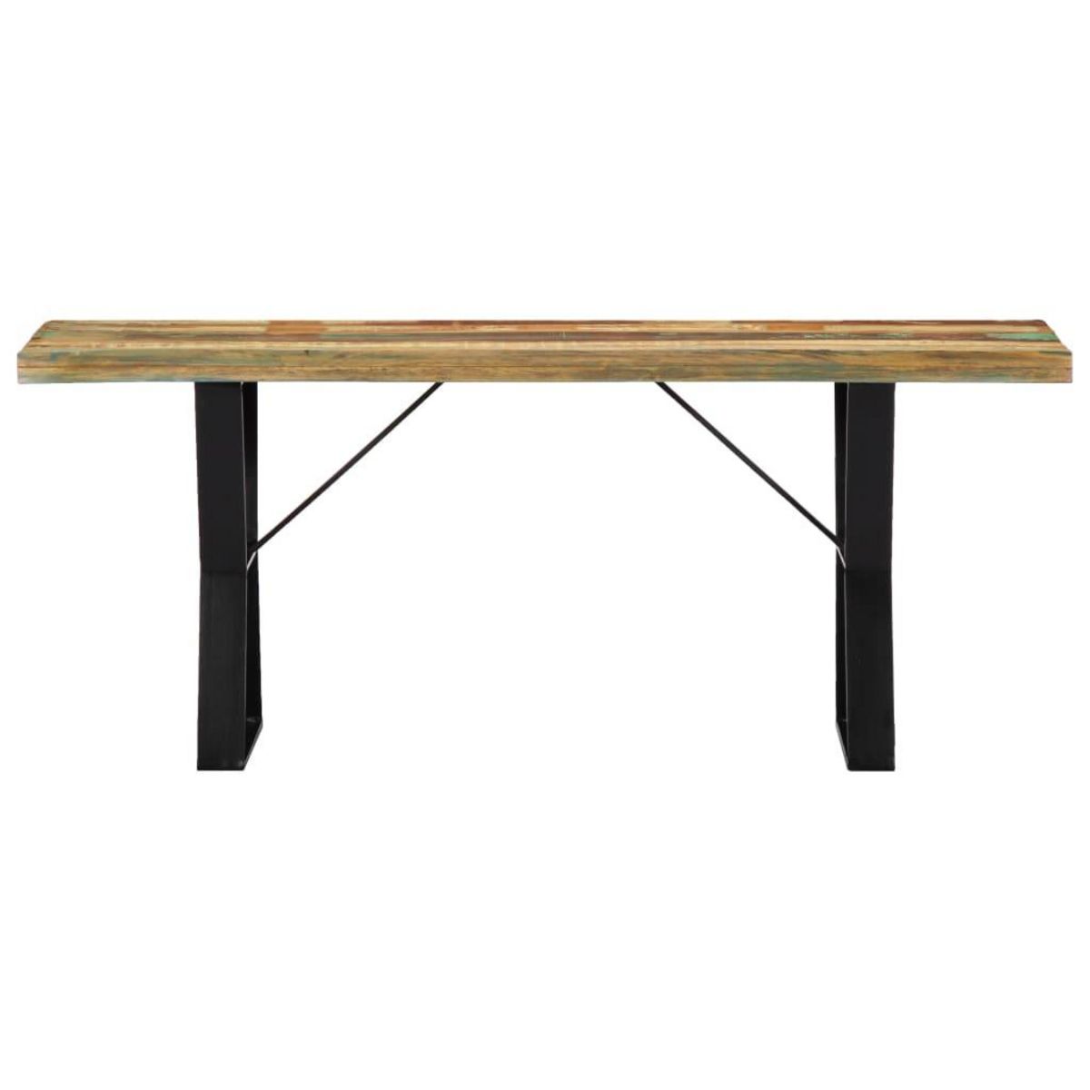 VIDAXL Banc 110 cm Bois de recuperation massif