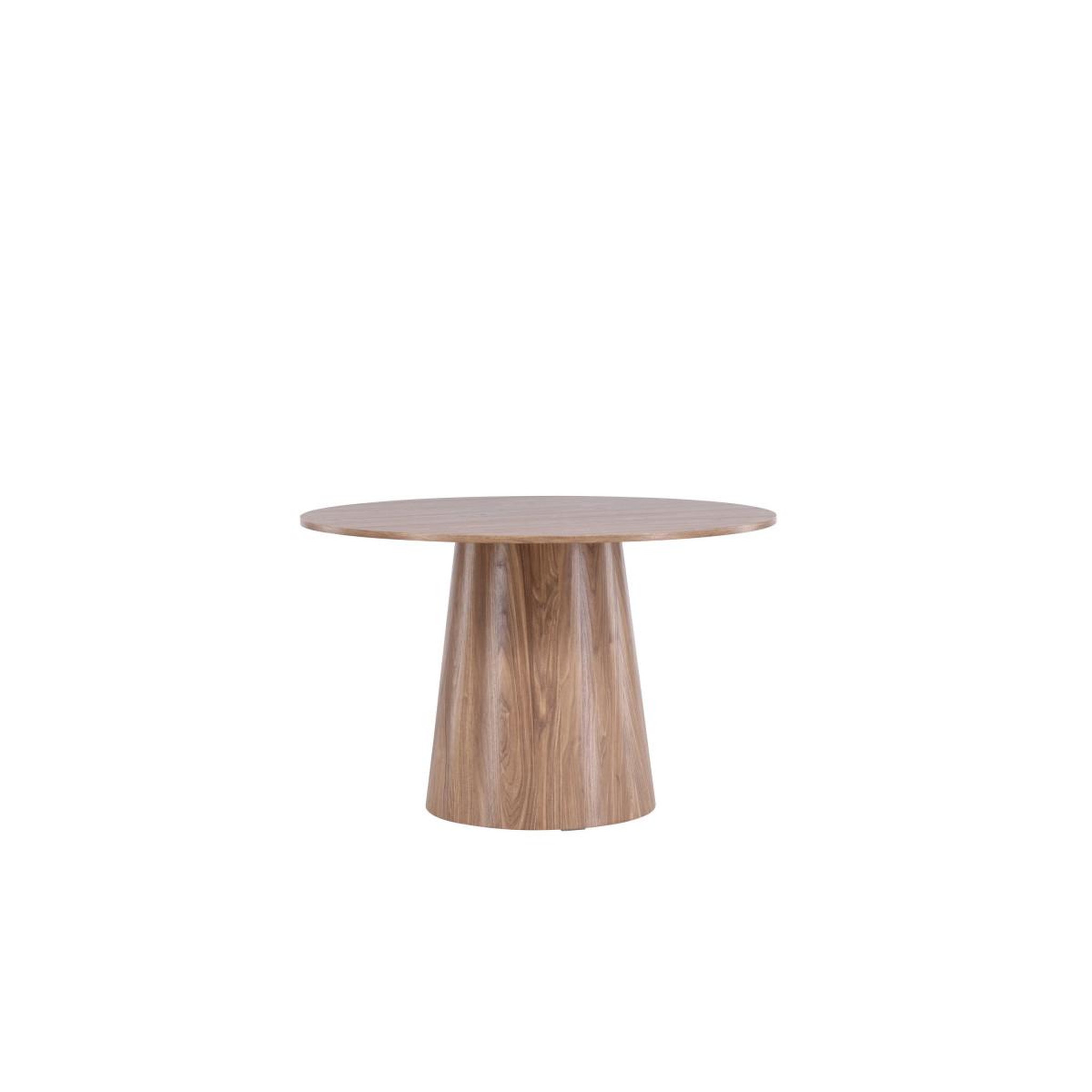 Voir la diapositive 4 : Paris Prix Table à manger ronde  lanzo  120 cm marron