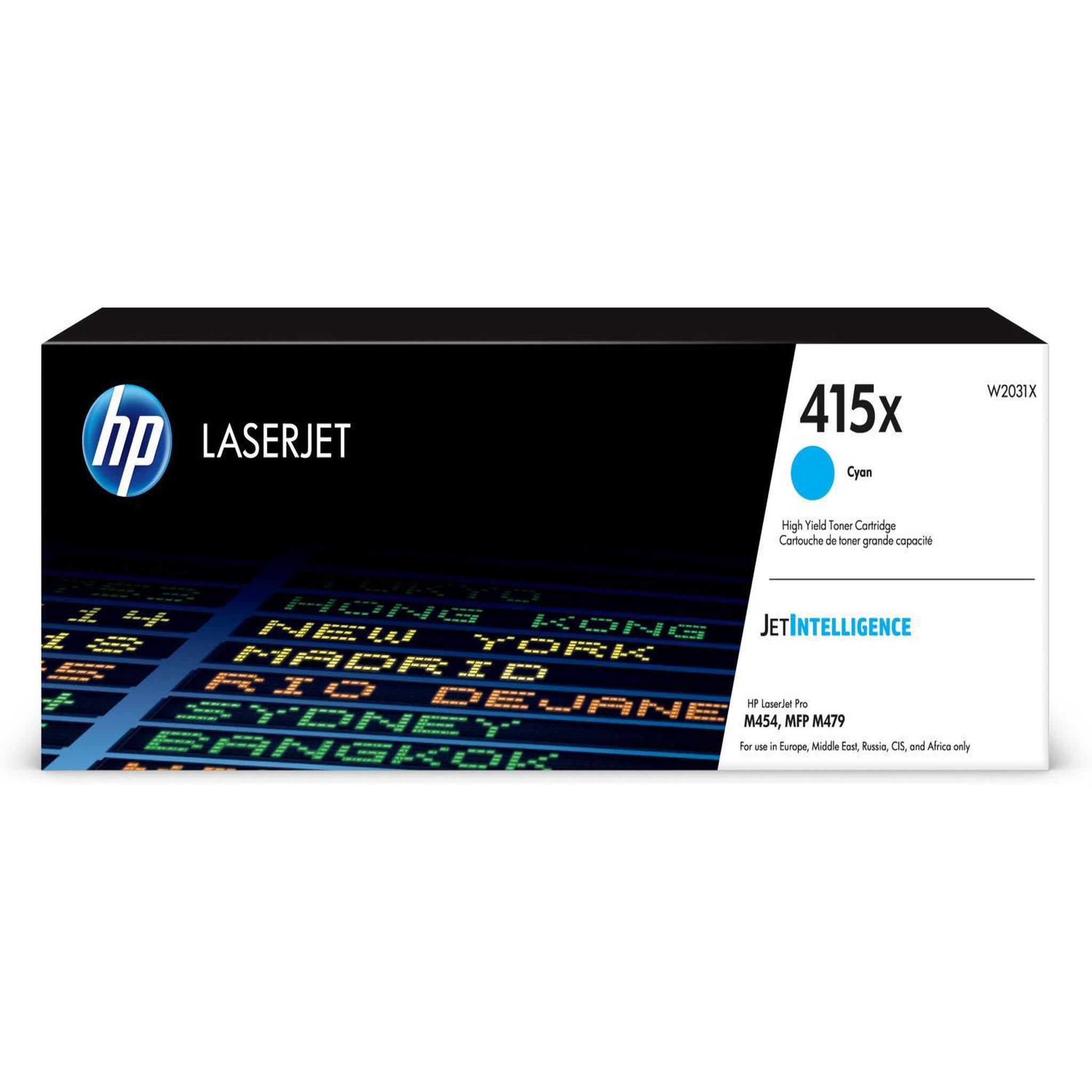 Voir la diapositive 3 : HP Toner laser Cyan HP 415X (W2031X)