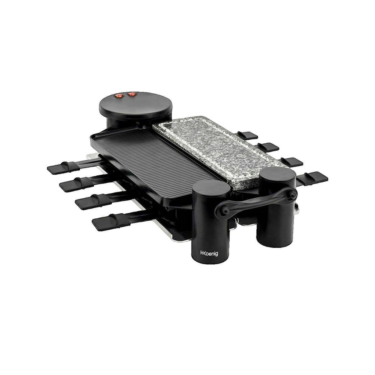 HKOENIG Appareil à Raclette H.Koenig RP360 Multifonction avec 4 Options de Cuisson