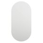 VIDAXL Miroir avec eclairage LED 60x30 cm Verre Ovale