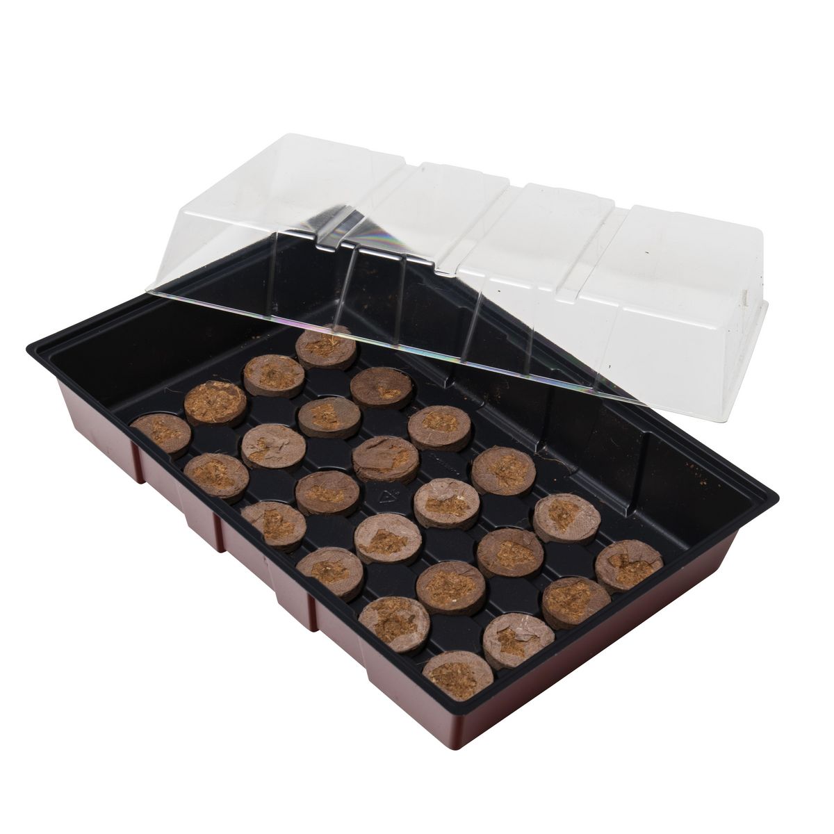  Serre avec 24 pastilles 35 x 23,5 x 11cm