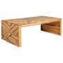 Voir la diapositive 1 : VIDAXL Table basse Bois de teck massif 110x35x38 cm