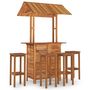 Voir la diapositive 2 : VIDAXL Ensemble de bar de jardin 5 pcs Bois d'acacia solide