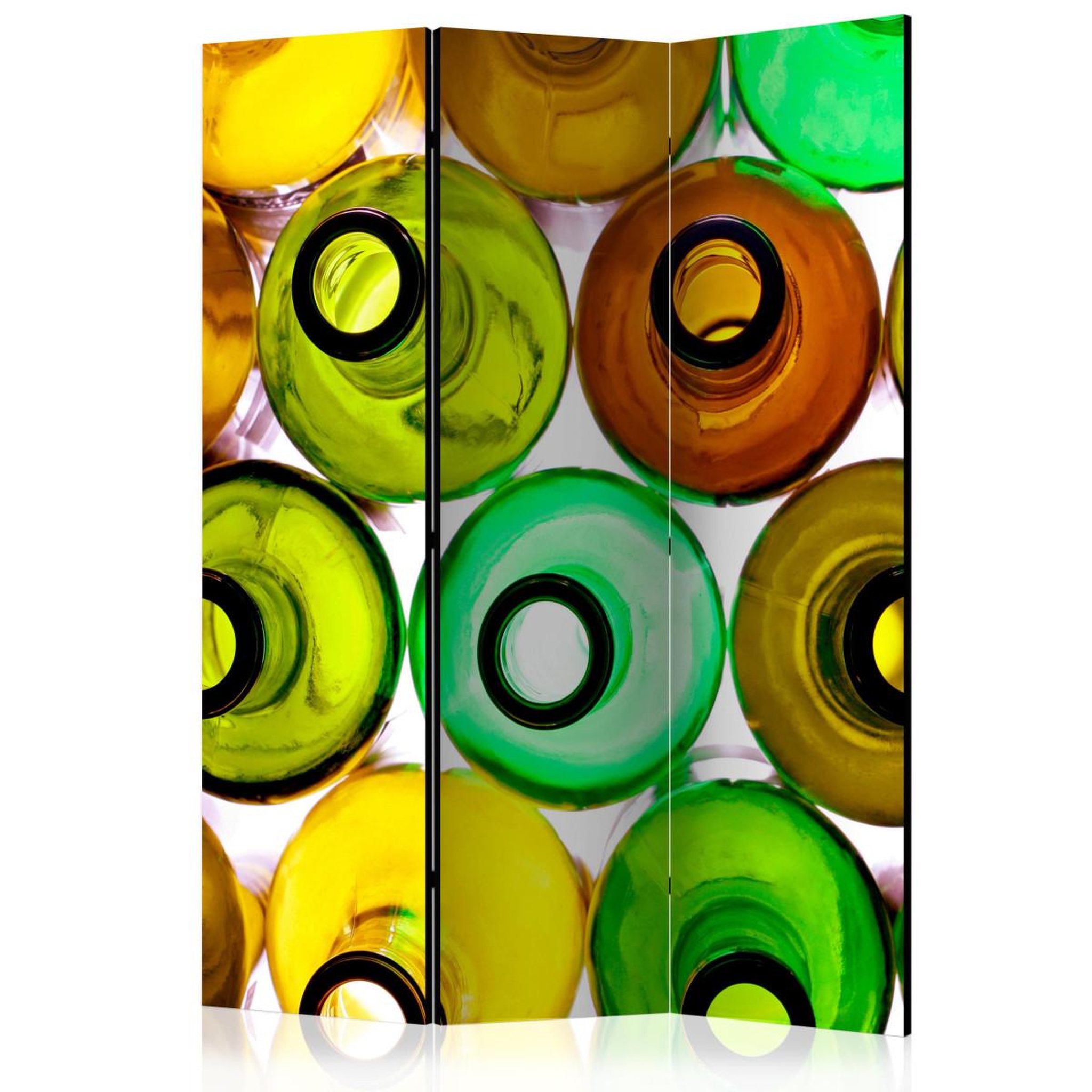 Paris Prix Paravent 3 volets  bottles background  135x172cm