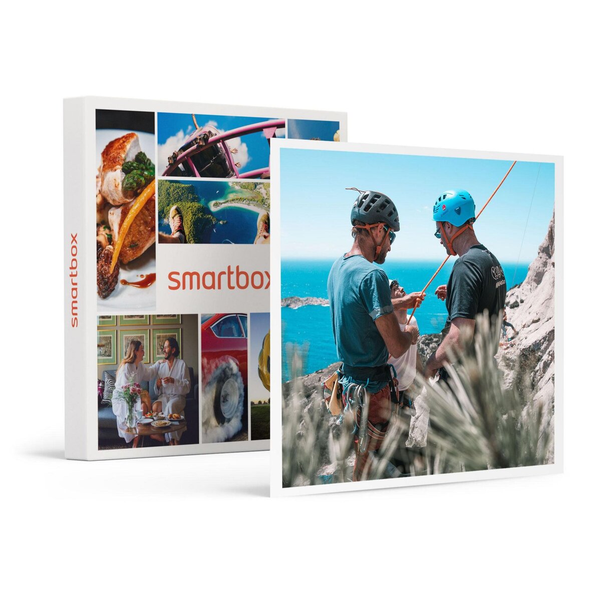 Smartbox Escalade pour 4 personnes dans les Calanques de Marseille : 1 journée - Coffret Cadeau Sport & Aventure