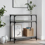 Voir la diapositive 1 : VIDAXL Table console sonoma gris 75x29x75 cm bois d'ingenierie