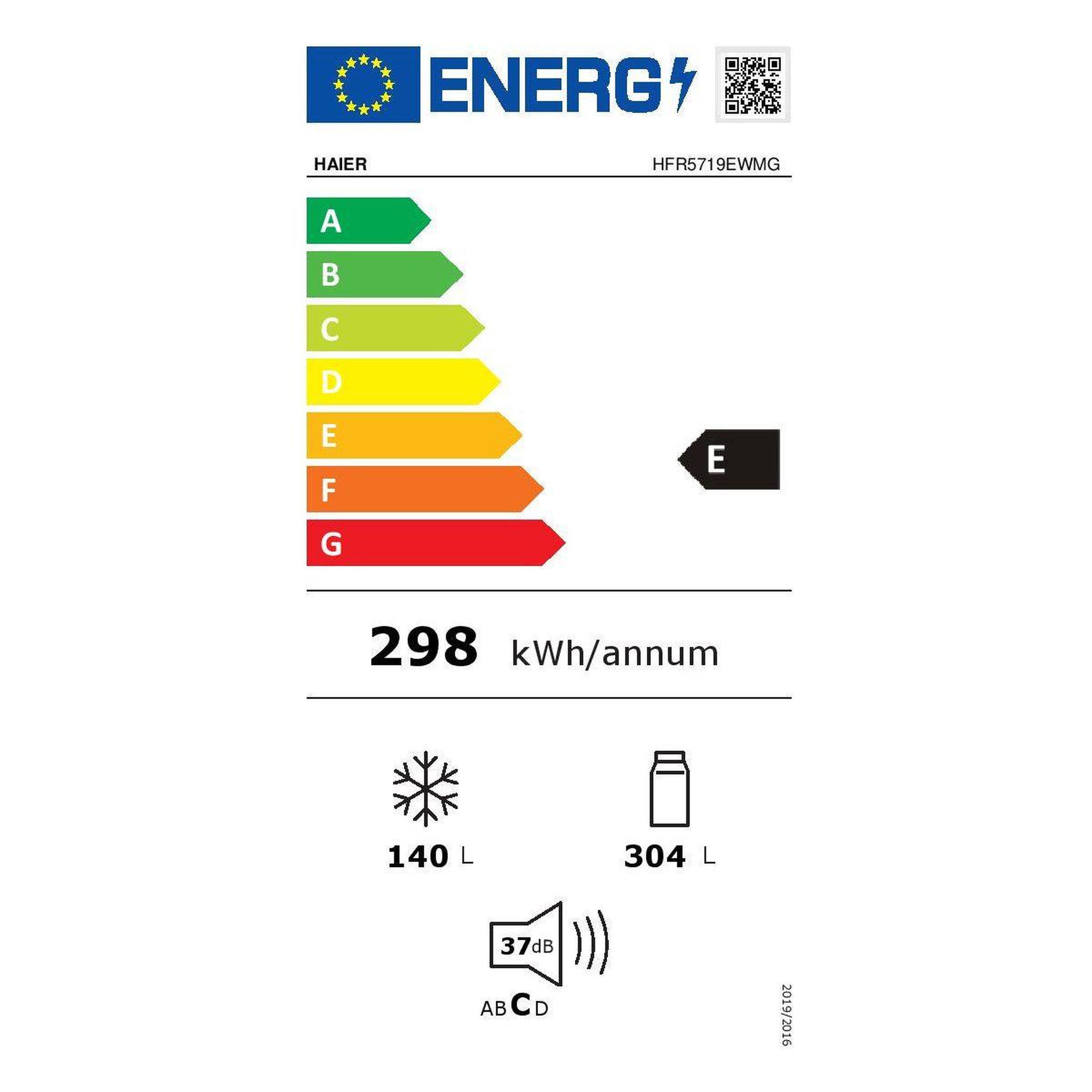 Voir la diapositive 6 : HAIER Réfrigérateur multi portes hfr5719ewmg