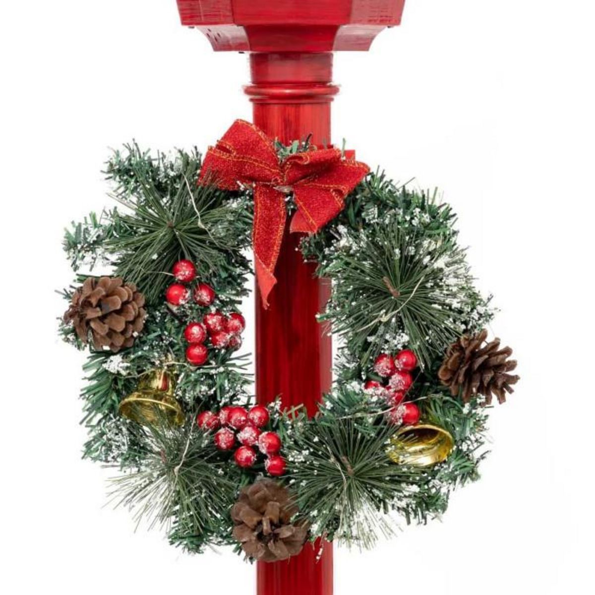 FEERIC LIGHT & CHRISTMAS Décoration Lumineuse Intérieur  Lanterne  184cm Rouge
