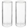 Voir la diapositive 1 : Paris Prix Lot de 2 Mugs Double Paroi  Cleo  35cl Transparent